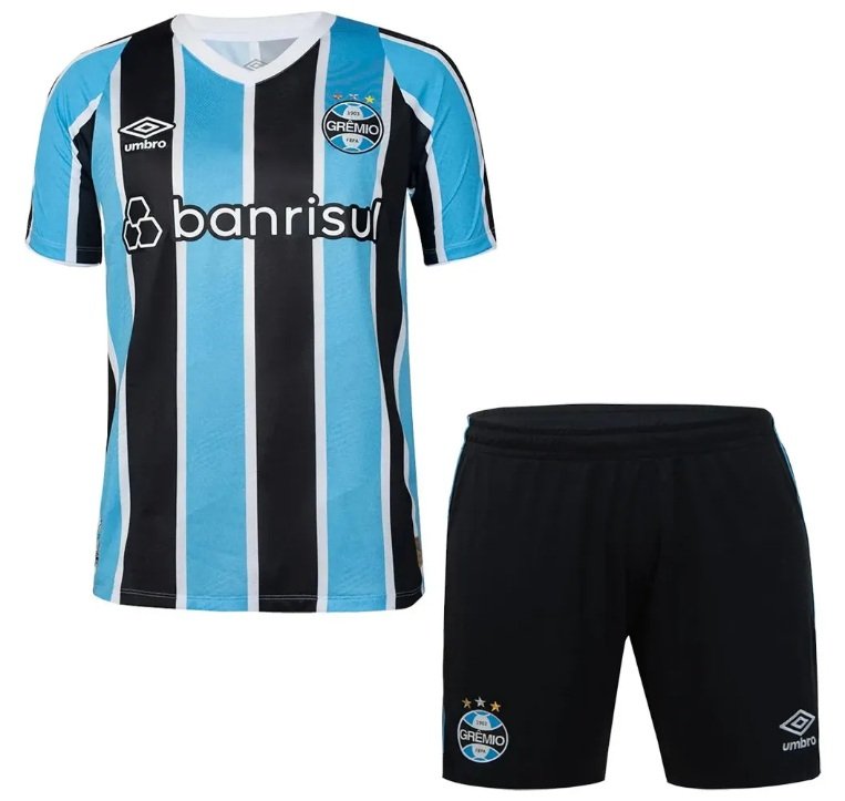 Kit infantil I Grêmio 2024 Umbro oficial 